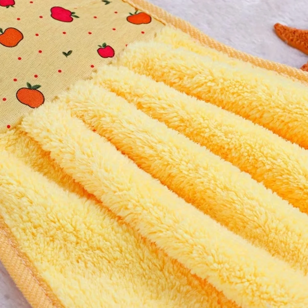 Hanging Hand Towels 4pc Set, Colorful